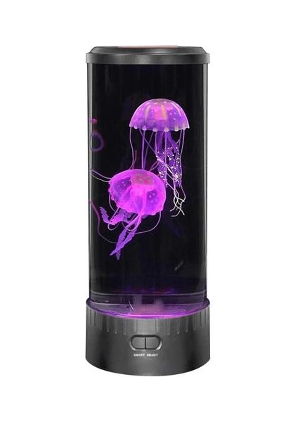 Hipnotik Jellyfish Akvaryum Yedi Renk LED Okyanus Fener Işık Dekorasyon Lambası Yatak Odası Masaüstü Gece Işıkları Için | Masa Lambaları (Yurt Dışından)
