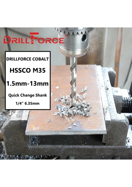 4.5mm 10 Adet 10 Adet 1.5MM-13MM M35 Hssco Kobalt Matkap Uçları Hss Büküm Hex Hızlı Değişim Matkap Ucu Paslanmaz Çelik (1.5/2/3/4/5/6/7/8/10/13MM) (Yurt Dışından) modelleri