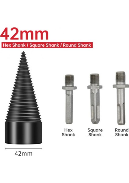 32MM Kare 32/42MM Yakacak Odun Doğrama Ahşap Matkap Ucu Yarma Aracı Yarma Konisi Kütük Ayırıcılar Ahşap Kırma Makinesi Ahşap Kırıcı (Yurt Dışından) fiyatları