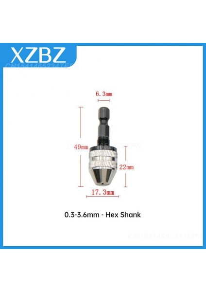 Yuvarlak Saplı 2.35MM Kendiliğinden Sıkılan Matkap Chuck Adaptörü Hex Shank Hızlı Değişim Dönüştürücü Mini Tornavida Darbeli Sürücü Adaptörü Anahtarsız Yüksek Kalite (Yurt Dışından) fırsatları