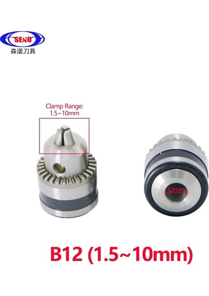 Işık B12 (1.5-10MM) Seno Hassas Mors Koni Mt2 Mt3 Mt4 B10 B12 B16 B18 Hafif Hizmet Anahtar Matkap Chuck 0.6-6mm 1.5-13MM 1-10MM Konik Çardak Cnc Makinesi (Yurt Dışından)