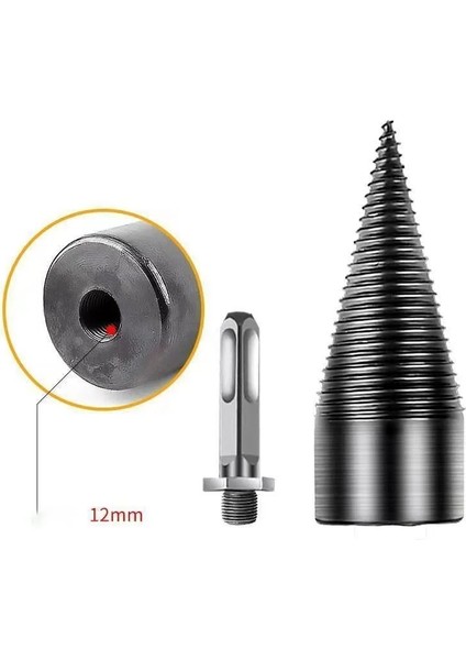 32MM Altıgen Şaft 32/42/45/50 mm Ahşap Ayırıcı Matkap Darbeli Matkap Yakacak Odun Ayırıcı Delici Kare/yuvarlak/hex Shank Matkap Ucu Bölünmüş Delme Aracı (Yurt Dışından) modelleri