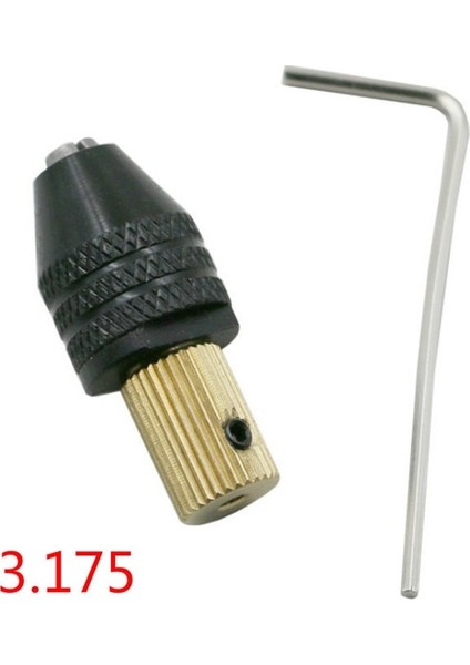 Model A 3.175MM 2.35/3.17 Mini Elektronik Matkap Chuck Ucu Anahtarsız Matkap Ucu Chuck Sıkma Aralığı 0.5-3.2mm Şaft Mili Adaptörü Araçları Matkap Chuck (Yurt Dışından)