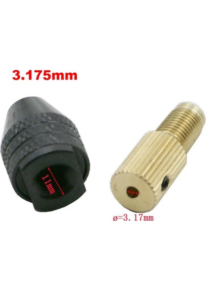 Model A 3.175MM 2.35/3.17 Mini Elektronik Matkap Chuck Ucu Anahtarsız Matkap Ucu Chuck Sıkma Aralığı 0.5-3.2mm Şaft Mili Adaptörü Araçları Matkap Chuck (Yurt Dışından)