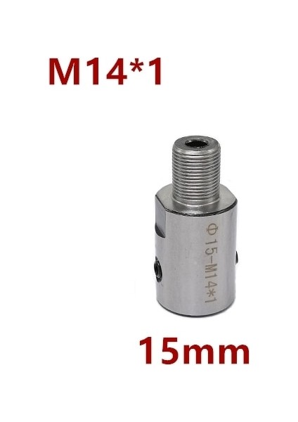 15MM 8mm 10MM 12MM 14MM 15MM 16MM 19MM Adaptör M14 * 1 Biyel Bağlayıcı Burç Ağaç Işleme Aynası Torna Tezgahı Değirmen Dıy (Yurt Dışından)