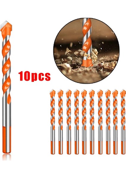 5 Adet 5-12MM 5-12 Adet 6mm Çok Fonksiyonlu Matkap Uçları Seramik Duvar Cam Delme Delik Çalışma El Aracı Üçgen Büküm Matkap Ucu Karbür Matkap (Yurt Dışından)