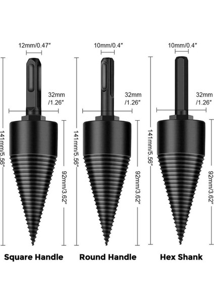 42MM Altıgen 1 Adet 32MM/42MM Yüksek Kaliteli Hss Yakacak Odun Ayırıcı Matkap Ucu Yuvarlak/altıgen/üçgen Sap Ahşap Bölünmüş Koni Matkap Ucu Ağaç Işleme Aletleri (Yurt Dışından)