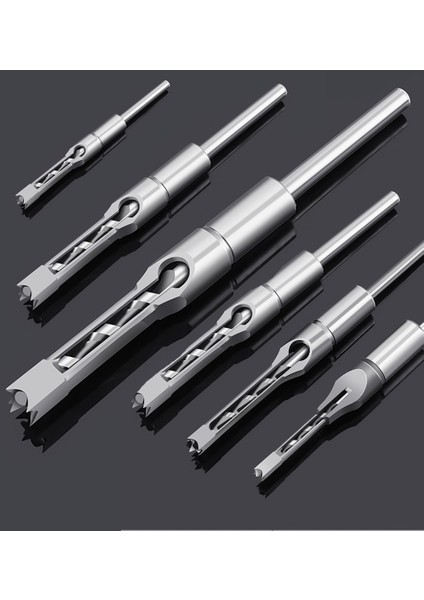 6.4 mm Zıvana Gömme Ağaç Işleme Hss Büküm Matkap Uçları Matkap Araçları Seti Seti Kare Burgu Zıvana Açma Keski Matkap Seti Kare Genişletilmiş Testere (Yurt Dışından)