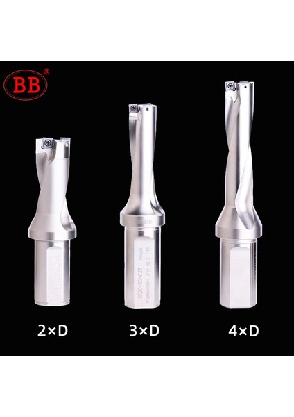 D25-C25-SP07 3xd Bb Sihirli Hızlı Endekslenebilir Matkap U Flüt Cnc Delik Açma Torna Aracı Sp Ekleme 2d/3d/4d/5d Spmg Metal Kesme Aleti (Yurt Dışından)