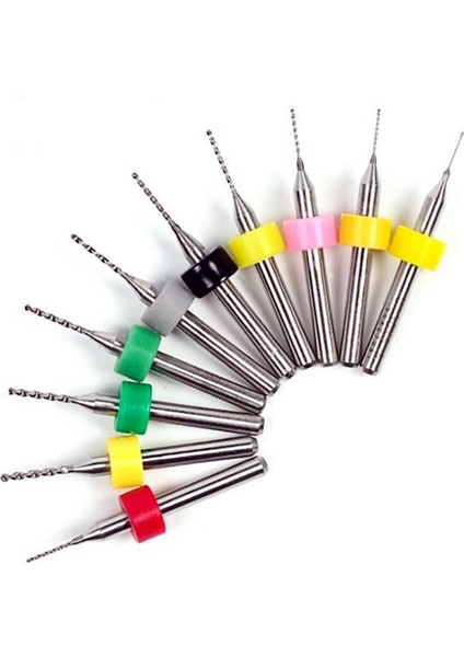 0.1 Ila 1.0mm 10 Adet/grup 3.175 Shank Karbür Pcb Gravür Matkap Uçları Baskı Devre Mini Cnc Delme Ucu Seti Gravür Freze 1mm 2mm (Yurt Dışından)