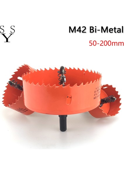 100MM 1 Adet 50-200MM M42 Bi-Metal Delik Testere Hss Matkap Uçları Sondaj Taç Metal Demir Alüminyum Paslanmaz Ahşap Kesici Aletler (Yurt Dışından)