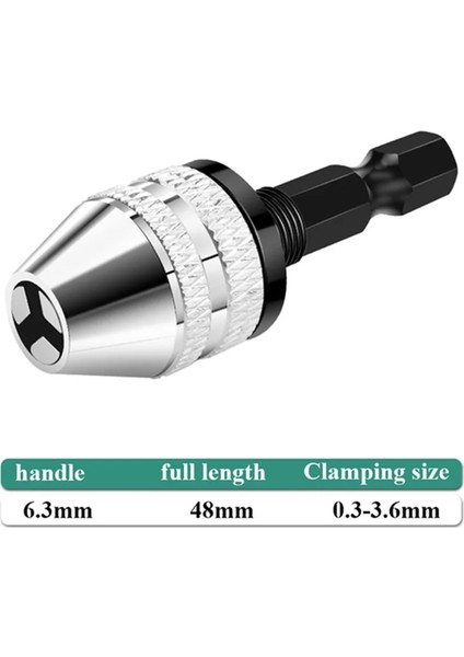 0 3 3 4mm 6.35MM Hex Shank Hızlı Değişim Anahtarsız Matkap Ucu Chuck Adaptörü Dönüştürücü Aracı Elektrikli Öğütücü Tırnak Sanat Makinesi Oyma Makinesi (Yurt Dışından) indirimleri