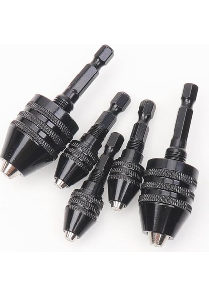 0.3-6.5mm 0.3-3.6mm Anahtarsız Matkap Chuck Elektrikli Matkap Uçları Adaptörü Motor Mili Mini Chuck 1/4 "hex Shank Hızlı Değişim Adaptörü Dönüştürücü (Yurt Dışından)