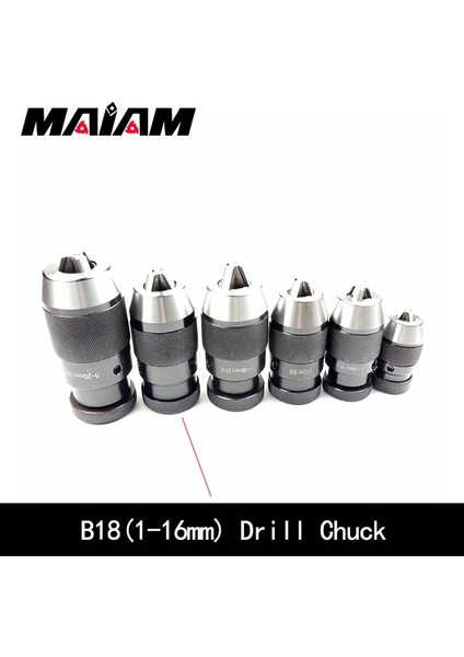 B18(1-16MM) B10 0.5-6mm B12 B16 B18 B22 1-10MM 1-13MM 1-16MM 5-20MM Endüstriyel Kendinden Sıkmalı Matkap Aynası Otomatik Kilitleme Aynası Pensi (Yurt Dışından)