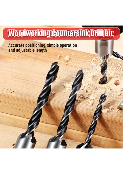 5 Adet Set 2 3-10MM Hss Havşa Matkap Ucu Seti Rayba Ağaç Işleme Pah Delme Matkap L-Anahtarı Havşa Delik Kesici Vida Delik Matkap (Yurt Dışından) fiyatları