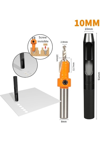 8X8X3.2 Punch ile Yusun 2 Adet 8 mm Shank Havşa Yumruk Yönlendirici Bit Ağaç Işleme Freze Kesicisi Ahşap Yüz Değirmeni (Yurt Dışından) fırsatları