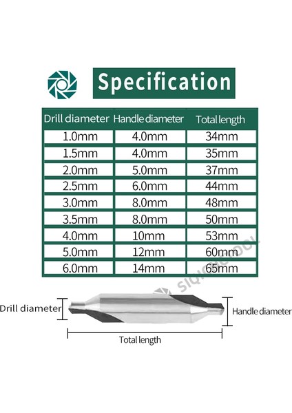 A2.5 (6MM)6542 Hss Merkez Matkap 6 Adet 1.0-5.0mm Merkez Matkap Ucu Seti Matkap Deliği Merkezleme Matkap Kesici Matkap Ucu Seti M35 6542 Centerinfordrilling (Yurt Dışından) modelleri