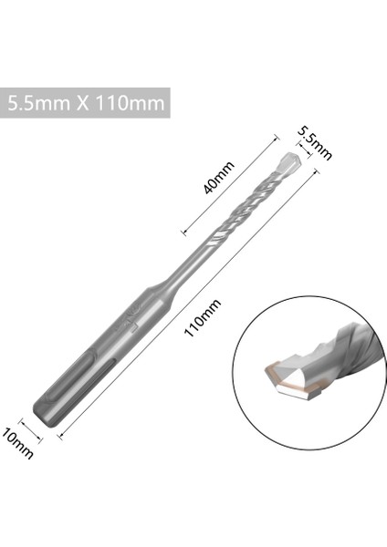 6.5mm 160MM 1 Adet 4 5 6 7 8 10 12 Sds Plus Delik Testere Sondaj 110MM 160MM Elektrikli Darbeli Matkap Uçları Duvar Beton Tuğla Duvar (Yurt Dışından) fiyatları