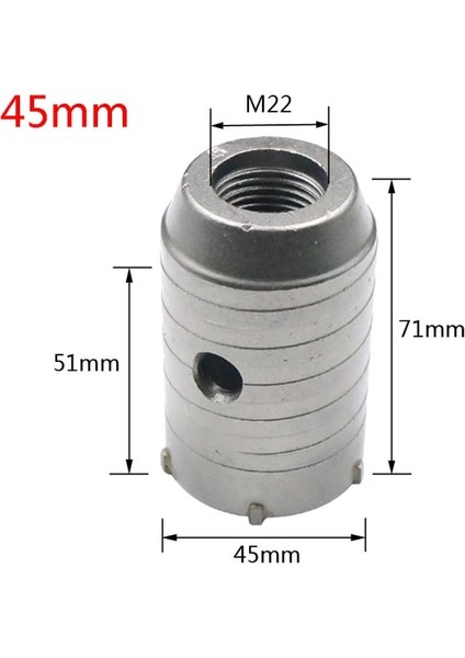 45MM Sds Plus Elektrikli Çekiç Duvar Içi Boş Taş Beton Alaşımlı Delikli Klima Kurulumu Sondaj 30MM-160MM (Yurt Dışından)