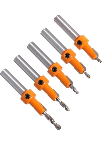 4MMX10MM 8mm Shank Hss Ağaç Işleme Havşa Matkap Uçları Seti Vida Extractor Remon Yıkım Ahşap Freze Kesici Matkap Ucu Ağaç Işleme (Yurt Dışından)