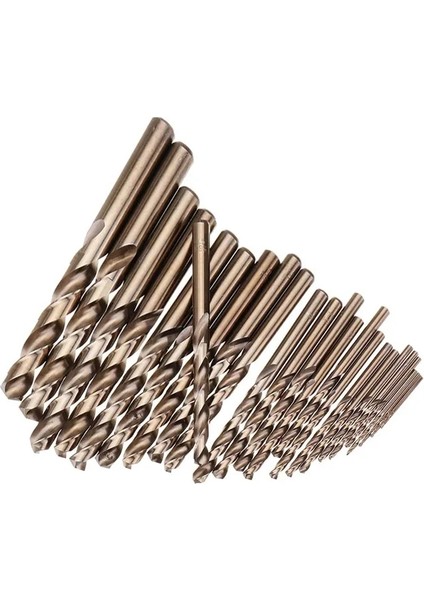 19 Adet Kutu M35 Hss-Co 5% Kobalt Büküm Matkap Ucu Seti Metrik Düz Şaft Seti Paslanmaz Çelik Ahşap Metal Delme Için Metal Kasa ile (Yurt Dışından) indirimleri