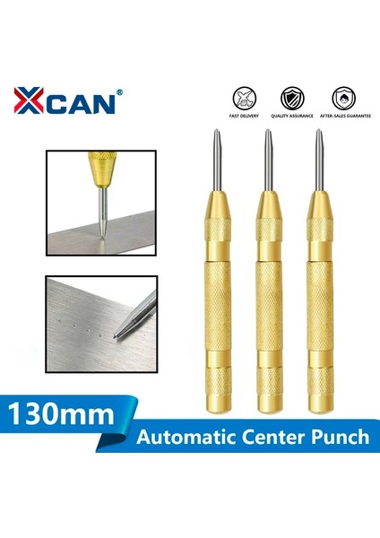 Xcan 1 Adet 130MM Otomatik Merkezi Pin Punch Matkap Otomatik Pencere Kırma Cihazı Ahşap/metal Delik Delme Matkap Ucu (Yurt Dışından)