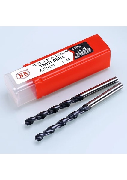 Hss-Hpm 8.5 (5 Adet) Bb M42 Kobalt Büküm Matkap Ucu Hsse Co8 DIN338 Hss-Pm Karbon Çelik Bakır Paslanmaz Çelik Delik Aracı Için Yüksek Performans 1MM-13MM (Yurt Dışından)