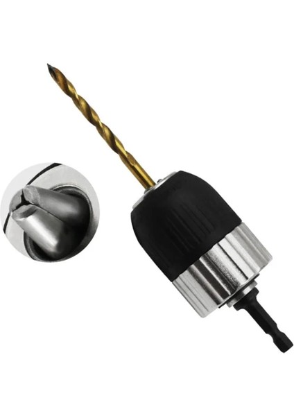 1 Takım 2-13MM Sıkma Aralığı Elektrikli Matkap Chuck 3/8-24UNF Kendinden Kilitleme Anahtarsız Sürücü Chuck Aracı Darbe Hex Shank Adaptörü (Yurt Dışından) fırsatları