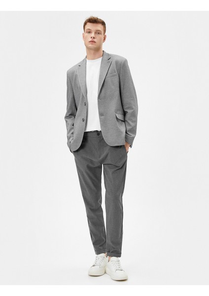 Blazer Ceket Slim Fit Düğmeli Cep Detaylı fiyatları