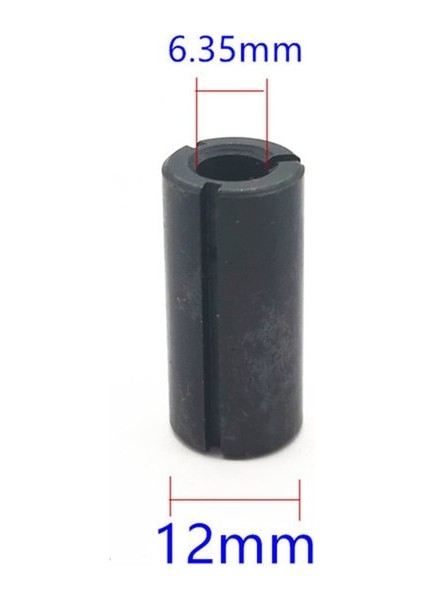 12-6.35 Mini Matkap Aynaları Adaptörü 6mm 8mm 10MM 12MM 12.7mm 1/2 "1/4" 3/8 "adaptör Yönlendirici Chuck Collet Güç Döner Aracı (Yurt Dışından)