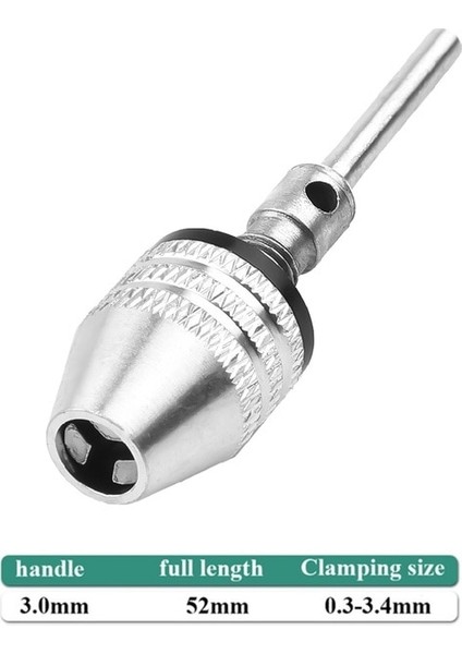 0.3-3.4mm Mini Anahtarsız Matkap Aynası Kendinden Sıkma Elektrikli Matkap Uçları Pens Fikstür Araçları 1/4 "hex Shank Hızlı Değişim Adaptörü Dönüştürücü (Yurt Dışından)