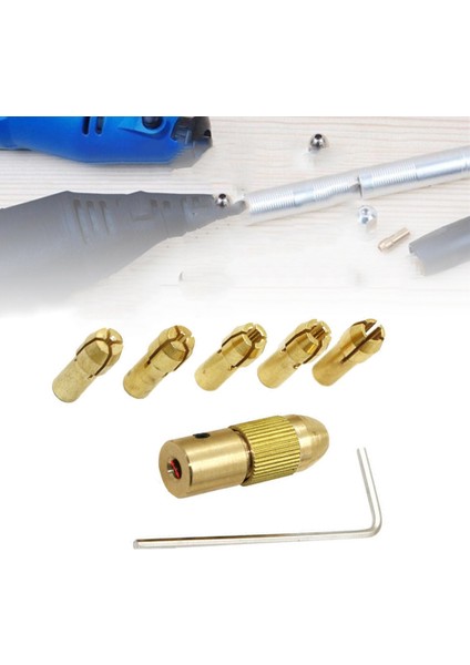 7 Adet Mini Matkap Chuck Adaptörü Elektrik Motor Mili Pirinç Pens Güç Döner Aracı Chucks Dönüştürücü 0.5/1.0/1.5/2.5/3.0mm (Yurt Dışından) fiyatları