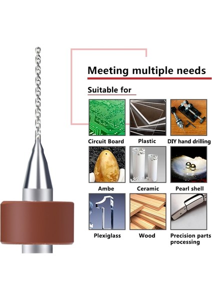 0.3-1.2mm Set 1 Kutu (10 Adet) Xcan Pcb Matkap Ucu 0.1-1.0mm Tungsten Karbür Mikro Matkap Ucu Baskı Devre Kartı (Yurt Dışından)
