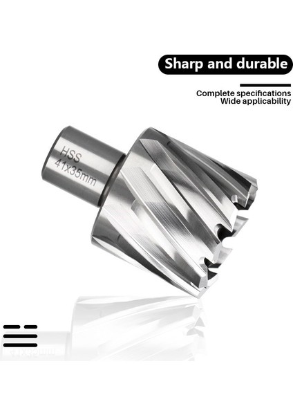 15X35MM Cmcp Hss Halka Şeklinde Kesici 6-60MM Çekirdek Matkap Ucu 19MM Weldon Shank Içi Boş Matkap Ucu Delik Testere Kesici Metal Kesici Alet (Yurt Dışından) fırsatları