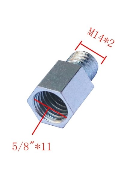 5 8 -11 M14 M10 Ila M14 M16 M14 Ila 5/8-11 Veya 5/8-11 Ila M14 Adaptör Farklı Konu Elmas Karot Uçları Matkap Öğütücü Kesici Açı Öğütücü Için Değiştirin (Yurt Dışından)