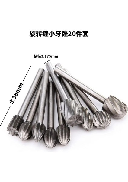 A-6pcs Yuvarlak 6/10/20 Adet Hss Yönlendirme Yönlendirici Matkap Uçları Dremel Karbür Döner Çapak Araçları Için Set Ahşap Taş Metal Kök Oyma Freze Kesici (Yurt Dışından) modelleri