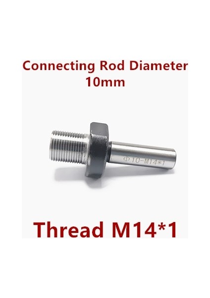 10MM Düz Adaptör M14 * 1 Biyel Burç Ağaç Işleme Aynası Torna Tezgah Değirmeni Dıy M14 Adaptörü 6 8mm 10MM 12MM 14MM 15MM 16MM 19MM (Yurt Dışından)