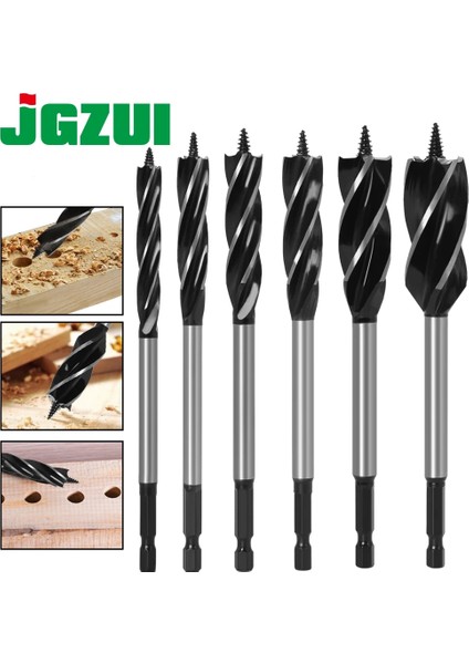 10MM 10MM-35MM Büküm Matkap Ucu Seti Ahşap Hızlı Kesim Burgu Marangoz Marangoz Aracı Matkap Ucu Ahşap Kesim Için Takım Elbise Ağaç Işleme Için (Yurt Dışından)