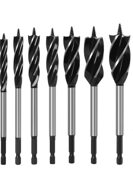 10MM 10MM-35MM Büküm Matkap Ucu Seti Ahşap Hızlı Kesim Burgu Marangoz Marangoz Aracı Matkap Ucu Ahşap Kesim Için Takım Elbise Ağaç Işleme Için (Yurt Dışından)