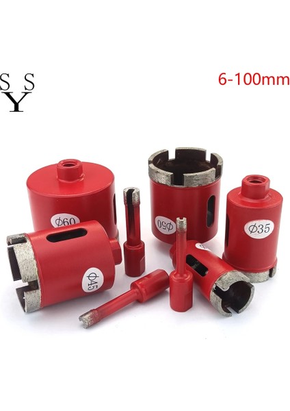 14MM 1 Adet 6-100MM M10 Elmas Fincan Testere Sinterleme Karot Ucu Delik Testere Matkap Uçları Mermer Granit Tuğla Kiremit Seramik Beton Araçları (Yurt Dışından)