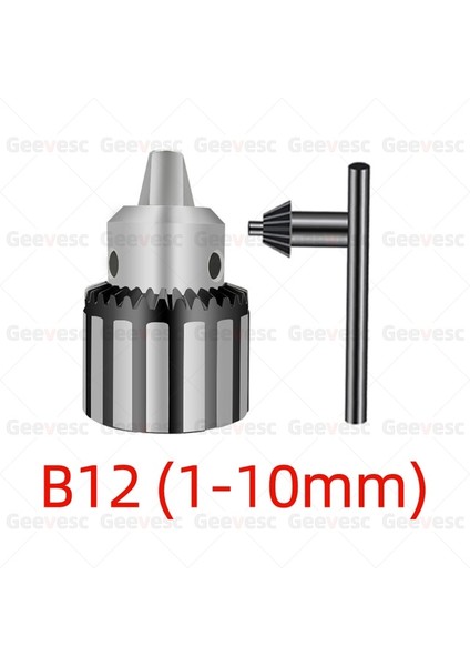 B12(1-10MM) Ağır Matkap Chuck B10 B12 B16 B18 B22 Konik Delik Freze Makinesi Aracı Endüstriyel Seviye Rotasyon Sıkma Aynası Cnc Delme Aracı (Yurt Dışından)