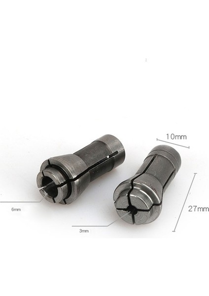 6mm 3mm/6mm Pnömatik Oyma Makinesi Chuck Pnömatik Chuckn Collet Kelepçe Kafası Dayanıklı Alaşım Yüksek Kalite (Yurt Dışından)