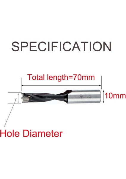 11.5X70R Tideway 1 Adet Ağaç Işleme Forstner Çete Matkap Uçları Alaşım Delik Açıcı 70MM Toplam Uzunluk Yönlendirici Bit Ahşap Karbür Sıralı Matkap Kafası (Yurt Dışından)