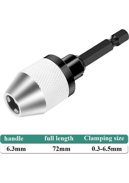 0.6-8.0mm Mini Anahtarsız Matkap Aynası Kendinden Sıkma Elektrikli Matkap Uçları Pens Fikstür Araçları 1/4 "hex Shank Hızlı Değişim Adaptörü Dönüştürücü (Yurt Dışından) indirimleri