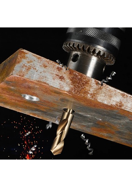 M35 Kobalt Bit 8mm Kobalt Büküm Uçları Düz Şaft Metal Matkap Uçları Mermer Ahşap Için Delik Delme Aracı Süper Sert Çelik 6/8/10/12/14/16/18/20/22/25MM (Yurt Dışından) indirimleri