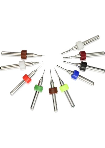 Pcb0.75 10 Adet 10 Adet 0.15-3.05MM Carbied Pcb Mini Matkap Ucu Baskı Devre Sondaj 3.175MM Shank Pcb Matkap Ucu Seti (Yurt Dışından)