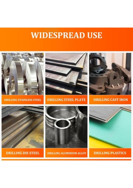 7.7mm Twist Matkap Ucu Paslanmaz Çelik Demir Içeren Metal Içeren Tam Taşlama Yüksek Hız Çeliği Düz Şaftlı Matkap Ucu (Yurt Dışından) modelleri