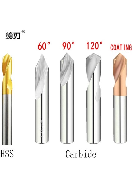 Hss 8X150L, Yuvarlak 90 Derece Hss Karbür 60 90 120 Derece Nc Nokta Matkap Saplama Başlangıç Konumu Merkez Ucu Hazırlama Kılavuzu Pilot Delik Pah Makinası (Yurt Dışından) fiyatları
