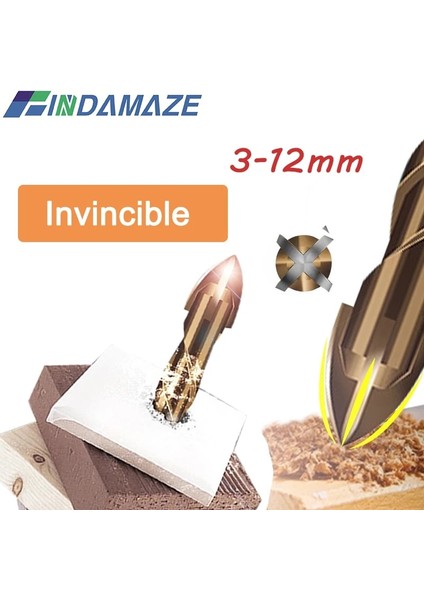 1 Adet 10MM Cam Matkap Ucu Metal Işleme Ahşap Matkap Delme Aracı Altıgen Şaft Seramik Beton Delik Açıcı Konik Mini Cam (Yurt Dışından)