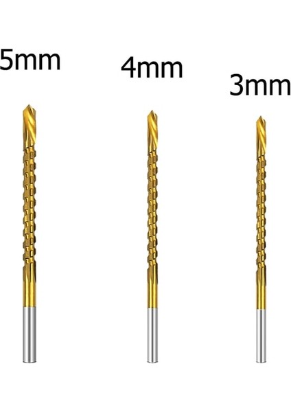 3 Adet Matkaplar Bir Kutu Seti 3/6 Adet Kobalt Matkap Ucu Seti Pilot Noktalı Spiral Vida Metrik Metal Büküm Matkap Ucu Musluk Seti Kesme Delme Parlatma (Yurt Dışından)